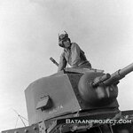 2nd Lt. Lloyd MaGill posed for several photos the first week of December 1941 at Clark Field in the Philippine Islands. 194th TankC